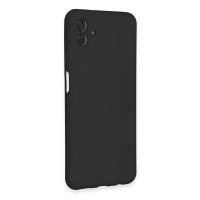 Newface Samsung Galaxy A04E Kılıf Nano içi Kadife Silikon - Siyah