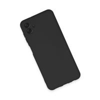 Newface Samsung Galaxy A04E Kılıf Nano içi Kadife Silikon - Siyah