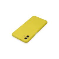 Newface Samsung Galaxy A04E Kılıf Nano içi Kadife Silikon - Sarı