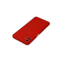 Newface Samsung Galaxy A04E Kılıf Nano içi Kadife Silikon - Kırmızı