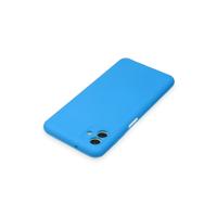 Newface Samsung Galaxy A04E Kılıf Nano içi Kadife Silikon - Mavi