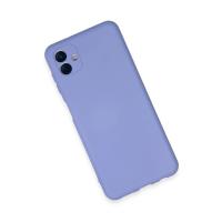 Newface Samsung Galaxy A04E Kılıf Nano içi Kadife Silikon - Lila