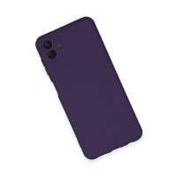 Newface Samsung Galaxy A04E Kılıf Nano içi Kadife Silikon - Mor