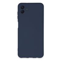 Newface Samsung Galaxy A04E Kılıf Nano içi Kadife Silikon - Lacivert