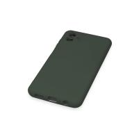 Newface Samsung Galaxy A04E Kılıf Nano içi Kadife Silikon - Koyu Yeşil