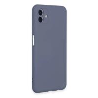 Newface Samsung Galaxy A04E Kılıf Nano içi Kadife Silikon - Gri