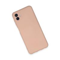 Newface Samsung Galaxy A04E Kılıf Nano içi Kadife Silikon - Pudra