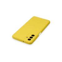 Newface Samsung Galaxy A14 4G Kılıf Nano içi Kadife Silikon - Sarı