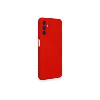 Newface Samsung Galaxy A14 4G Kılıf Nano içi Kadife Silikon - Kırmızı