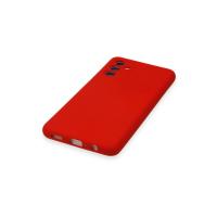 Newface Samsung Galaxy A14 4G Kılıf Nano içi Kadife Silikon - Kırmızı