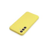 Newface Samsung Galaxy A34 5G Kılıf Nano içi Kadife Silikon - Sarı