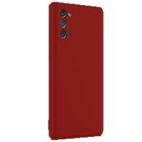 Newface Samsung Galaxy Note 20 Kılıf First Silikon - Bordo