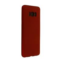 Newface Samsung Galaxy S8 Plus Kılıf First Silikon - Bordo