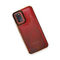 Newface Samsung Galaxy A03S Kılıf Liva Lens Silikon - Siyah