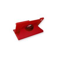 Newface Samsung Galaxy X200 Tab A8 10.5 Kılıf 360 Tablet Deri Kılıf - Kırmızı