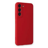 Newface Samsung Galaxy S22 Plus Kılıf Nano içi Kadife Silikon - Kırmızı