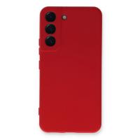 Newface Samsung Galaxy S22 Plus Kılıf Nano içi Kadife Silikon - Kırmızı