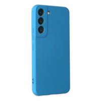 Newface Samsung Galaxy S22 Plus Kılıf Nano içi Kadife Silikon - Mavi