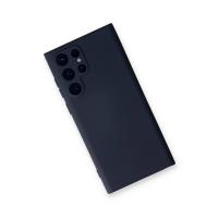 Newface Samsung Galaxy S22 Ultra Kılıf Nano içi Kadife Silikon - Lacivert