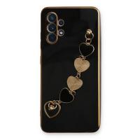 Newface Samsung Galaxy A32 Kılıf Esila Silikon - Siyah