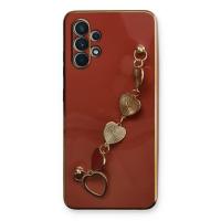 Newface Samsung Galaxy A32 Kılıf Esila Silikon - Kırmızı