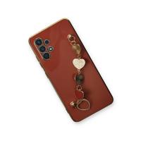 Newface Samsung Galaxy A32 Kılıf Esila Silikon - Kırmızı