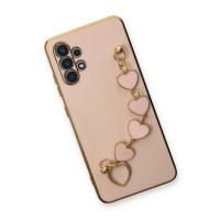 Newface Samsung Galaxy A32 Kılıf Esila Silikon - Pudra