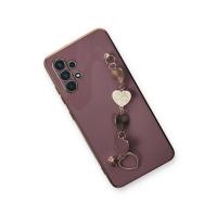 Newface Samsung Galaxy A32 Kılıf Esila Silikon - Mor