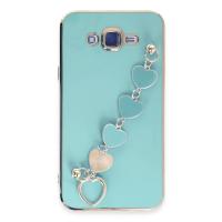 Newface Samsung Galaxy J7 Kılıf Esila Silikon - Su Yeşili