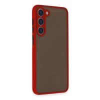 Newface Samsung Galaxy S23 Plus Kılıf Montreal Silikon Kapak - Kırmızı