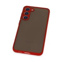 Newface Samsung Galaxy S23 Plus Kılıf Montreal Silikon Kapak - Kırmızı