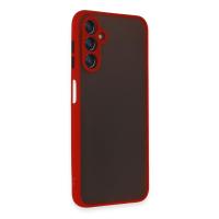 Newface Samsung Galaxy A14 4G Kılıf Montreal Silikon Kapak - Kırmızı