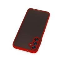 Newface Samsung Galaxy A14 4G Kılıf Montreal Silikon Kapak - Kırmızı