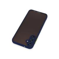 Newface Samsung Galaxy A14 4G Kılıf Montreal Silikon Kapak - Lacivert