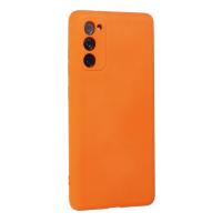 Newface Samsung Galaxy S20 FE Kılıf Nano içi Kadife Silikon - Turuncu