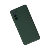 Newface Samsung Galaxy S20 FE Kılıf Nano içi Kadife Silikon - Koyu Yeşil