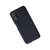 Newface Samsung Galaxy A03S Kılıf Lansman Glass Kapak - Lacivert