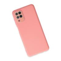 Newface Samsung Galaxy A22 Kılıf Lansman Glass Kapak - Pembe