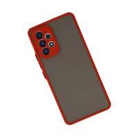 Newface Samsung Galaxy A23 4G Kılıf Montreal Silikon Kapak - Kırmızı