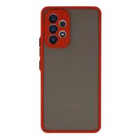 Newface Samsung Galaxy A33 5G Kılıf Montreal Silikon Kapak - Kırmızı