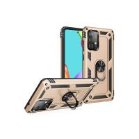 Newface Samsung Galaxy A23 4G Kılıf Sofya Yüzüklü Silikon Kapak - Gold