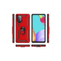 Newface Samsung Galaxy A33 5G Kılıf Sofya Yüzüklü Silikon Kapak - Kırmızı