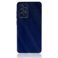 Newface Samsung Galaxy A53 5G Kılıf Glass Kapak - Lacivert