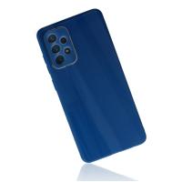 Newface Samsung Galaxy A53 5G Kılıf Glass Kapak - Mavi