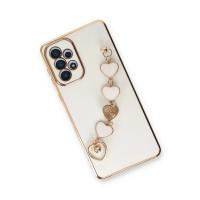 Newface Samsung Galaxy A33 5G Kılıf Esila Silikon - Beyaz