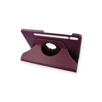 Newface Samsung Galaxy T870 Tab S7 11 Kılıf 360 Tablet Deri Kılıf - Mürdüm