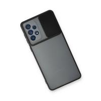 Newface Samsung Galaxy A33 5G Kılıf Palm Buzlu Kamera Sürgülü Silikon - Siyah