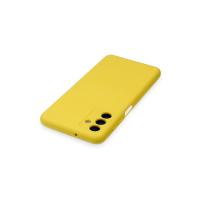 Newface Samsung Galaxy A24 4G Kılıf Nano içi Kadife Silikon - Sarı