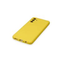 Newface Samsung Galaxy A24 4G Kılıf Nano içi Kadife Silikon - Sarı