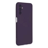 Newface Samsung Galaxy A24 4G Kılıf Nano içi Kadife Silikon - Mor